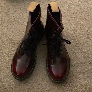 Dr. Martens Vegan 1460-Cherry Red